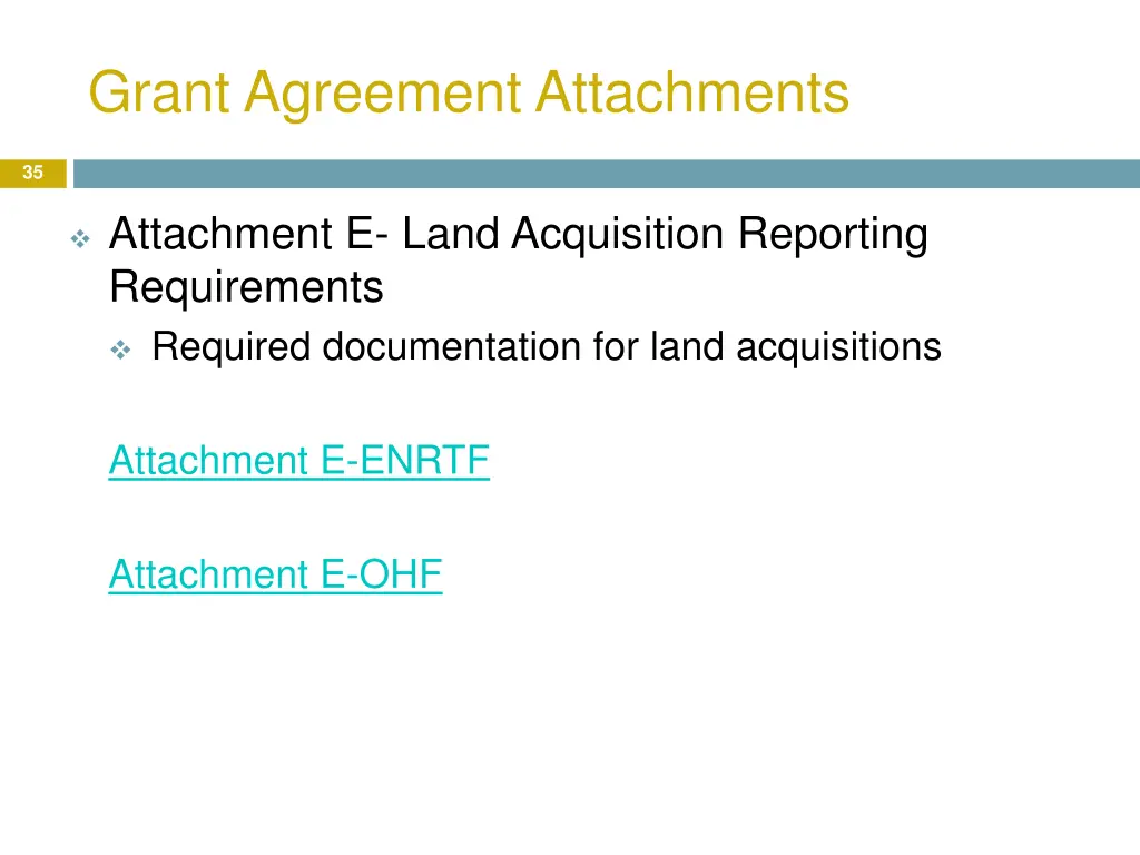 grant agreement attachments 6