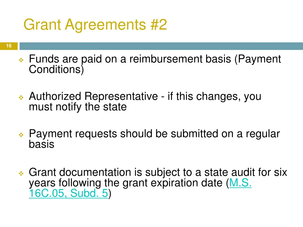 grant agreements 2