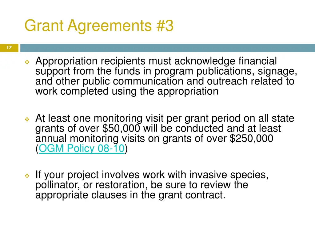 grant agreements 3