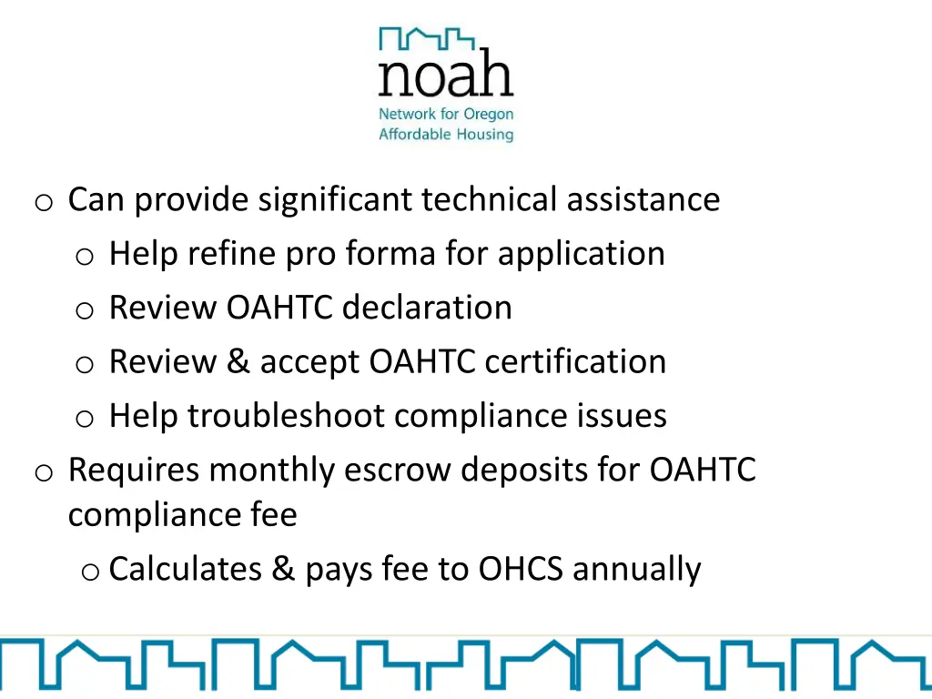 o can provide significant technical assistance