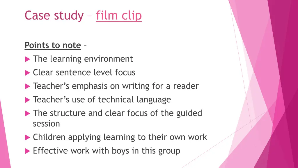 case study film clip