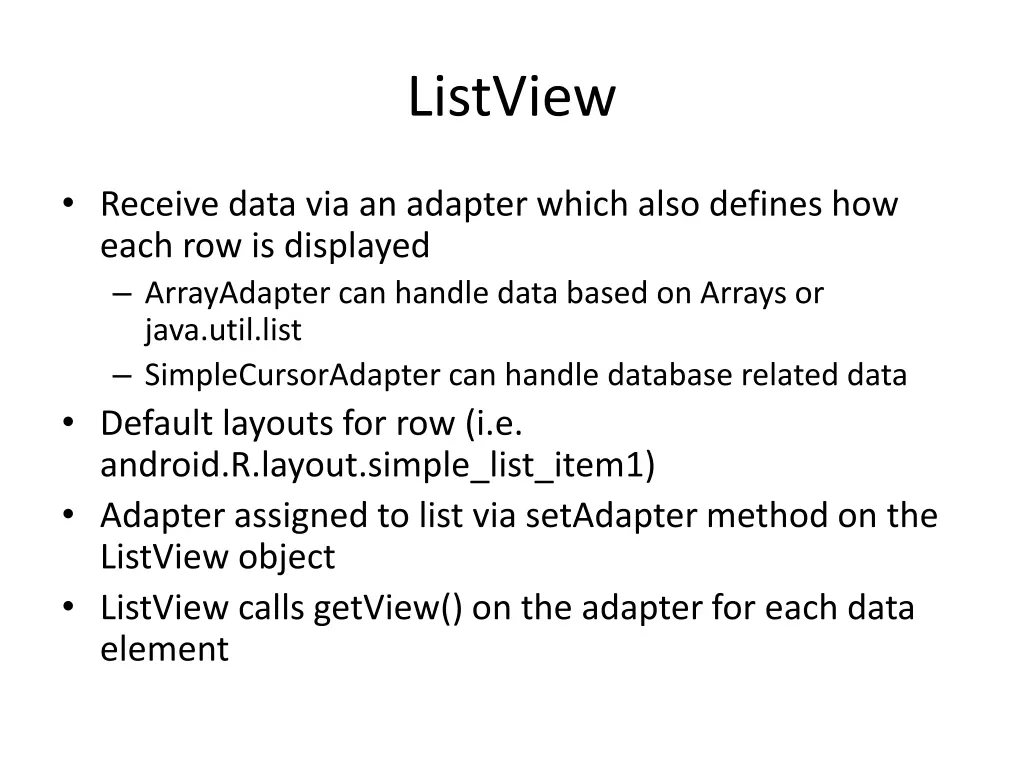 listview 1