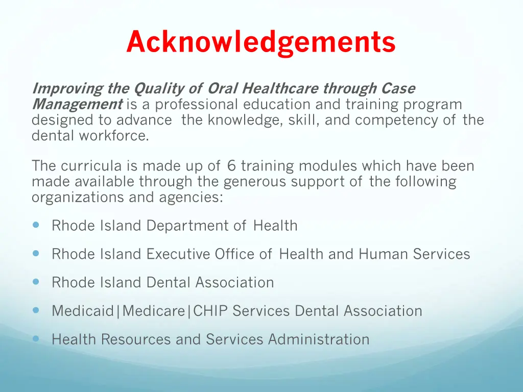 acknowledgements