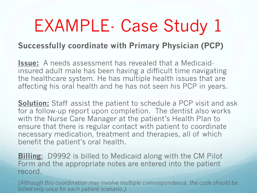 example case study 1