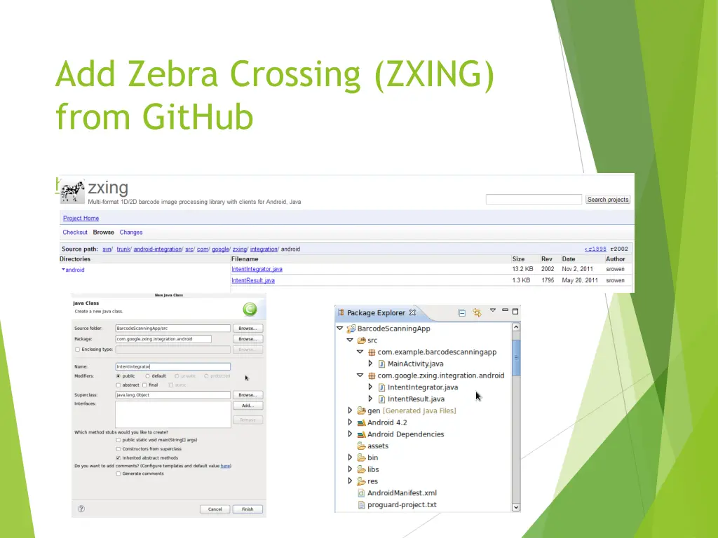 add zebra crossing zxing from github