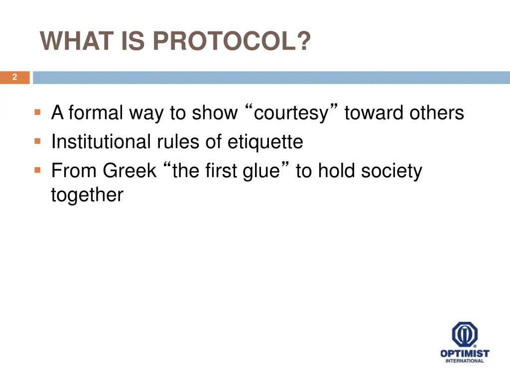 what is protocol