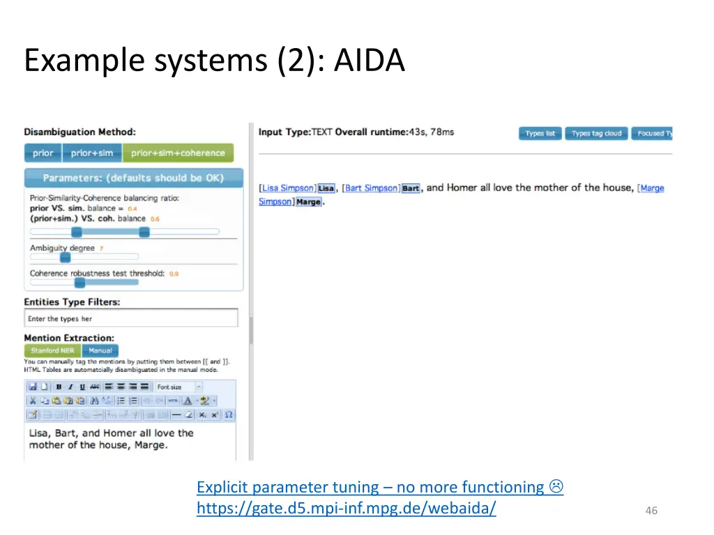 example systems 2 aida