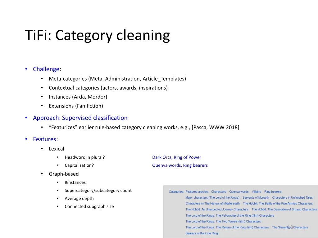 tifi category cleaning