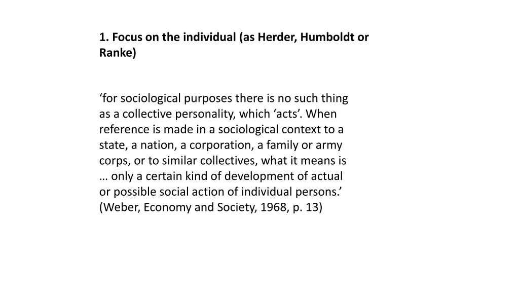 1 focus on the individual as herder humboldt