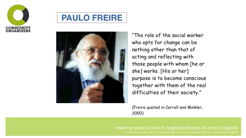 inspiring social action in neighbourhoods