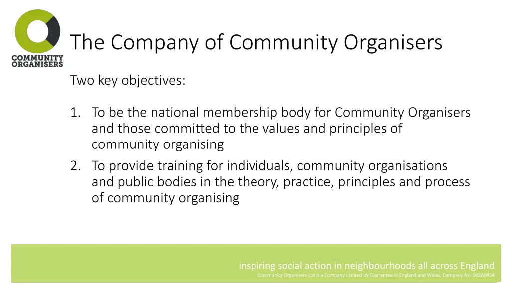 the company of community organisers 1