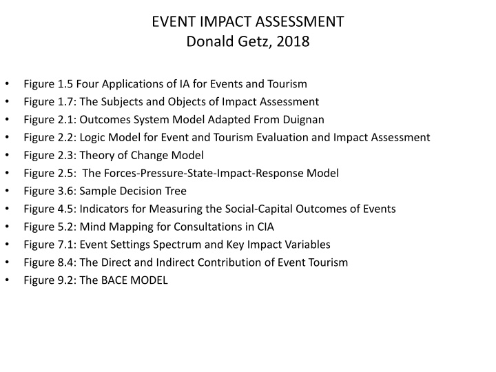 event impact assessment donald getz 2018