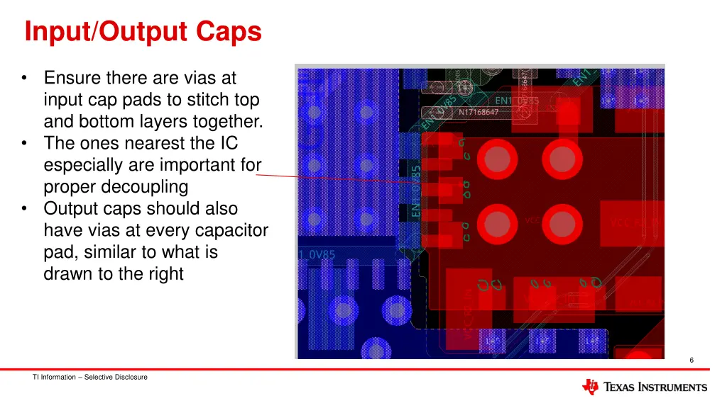 input output caps