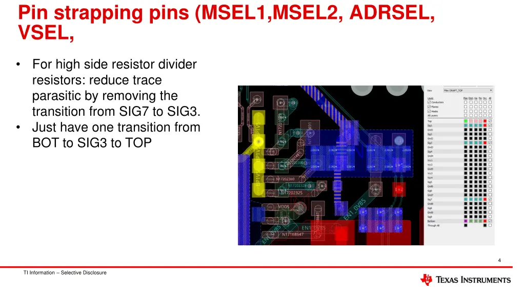 pin strapping pins msel1 msel2 adrsel vsel