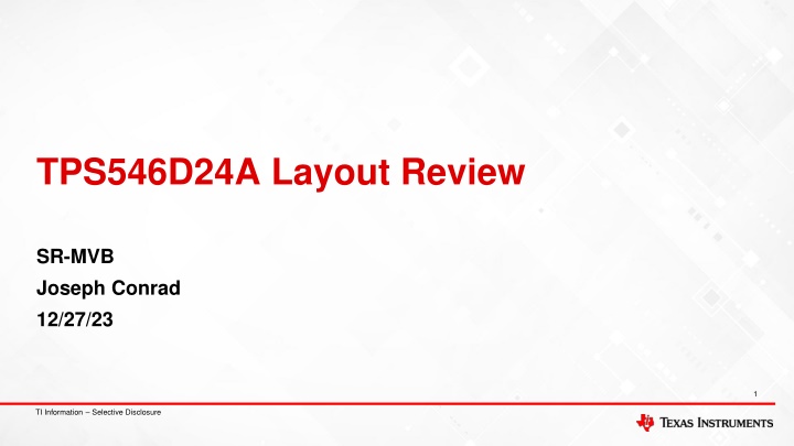 tps546d24a layout review