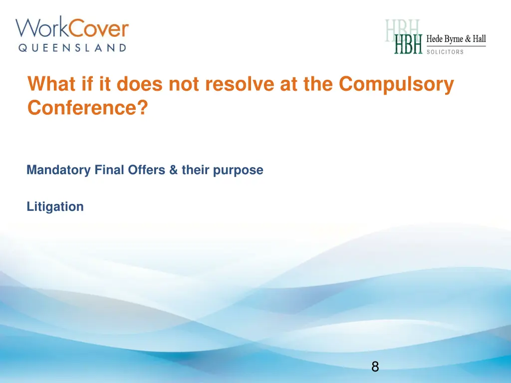 what if it does not resolve at the compulsory