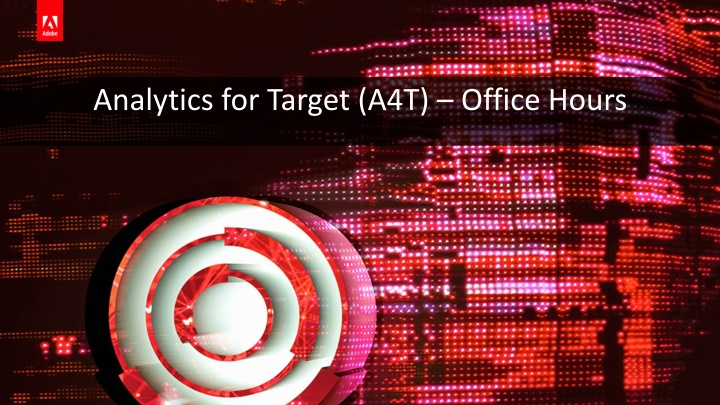 analytics for target a4t office hours