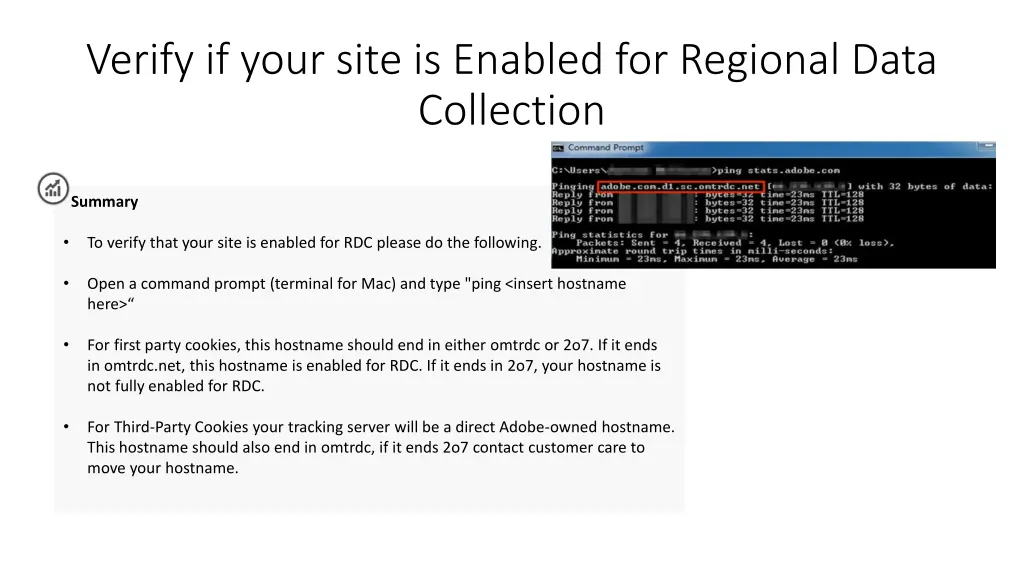 verify if your site is enabled for regional data