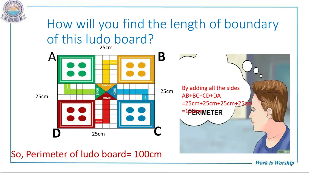 how will you find the length of boundary of this