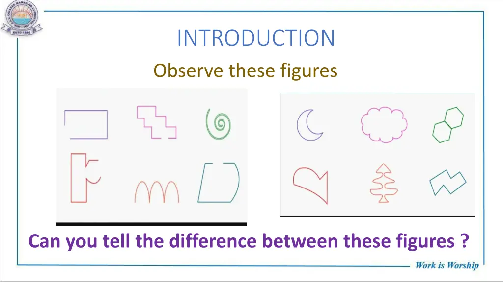 introduction observe these figures