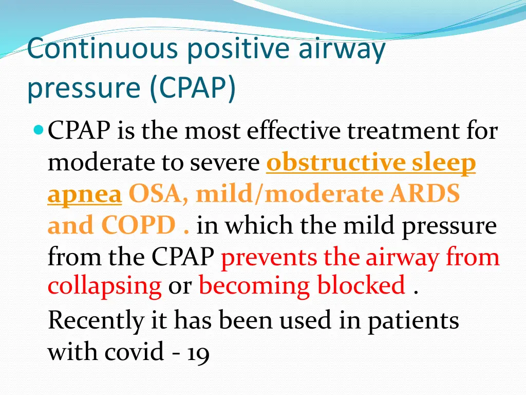 continuous positive airway pressure cpap cpap