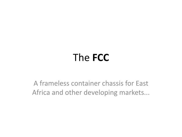 the fcc