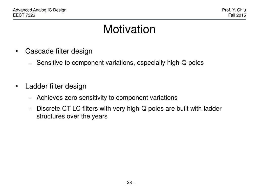 advanced analog ic design eect 7326 27