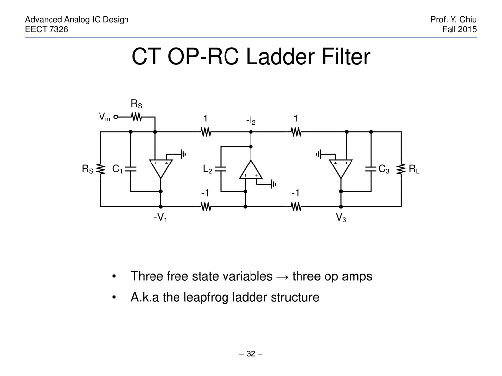 advanced analog ic design eect 7326 31