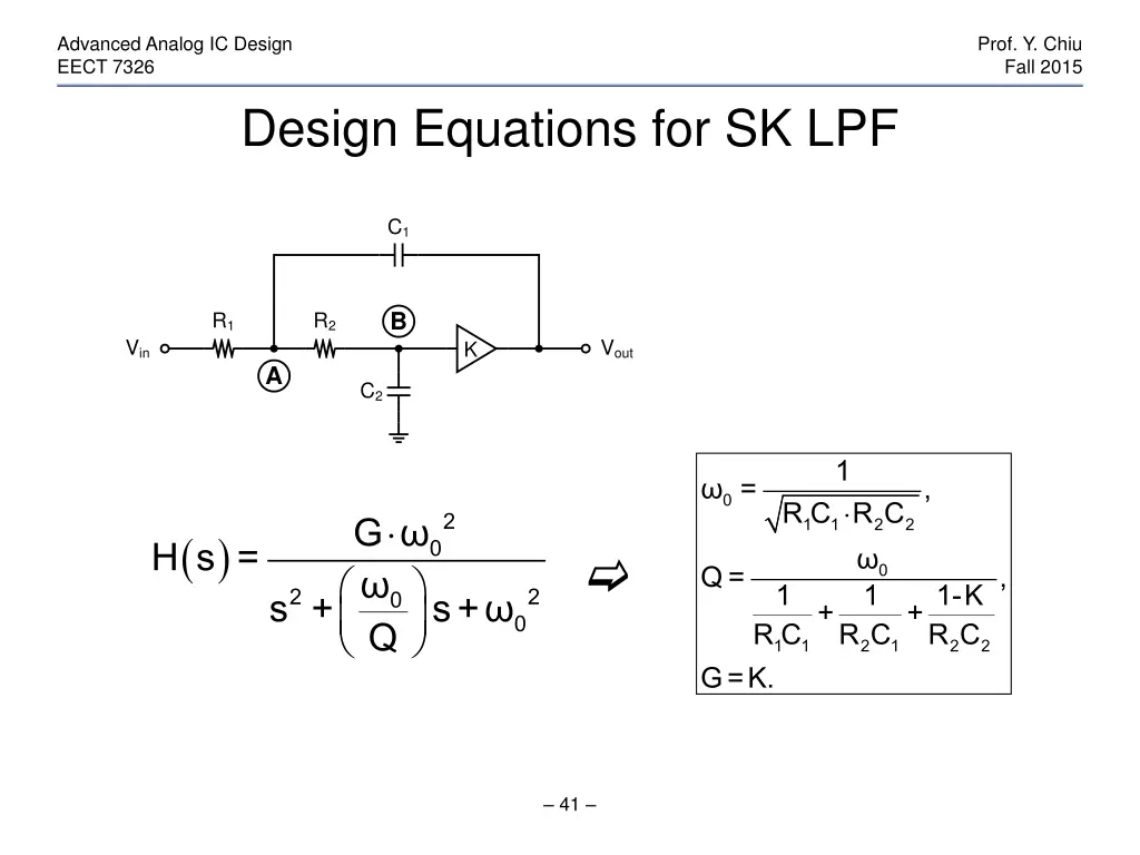 advanced analog ic design eect 7326 40