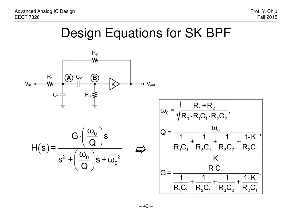 advanced analog ic design eect 7326 42