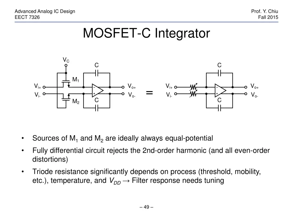 advanced analog ic design eect 7326 48