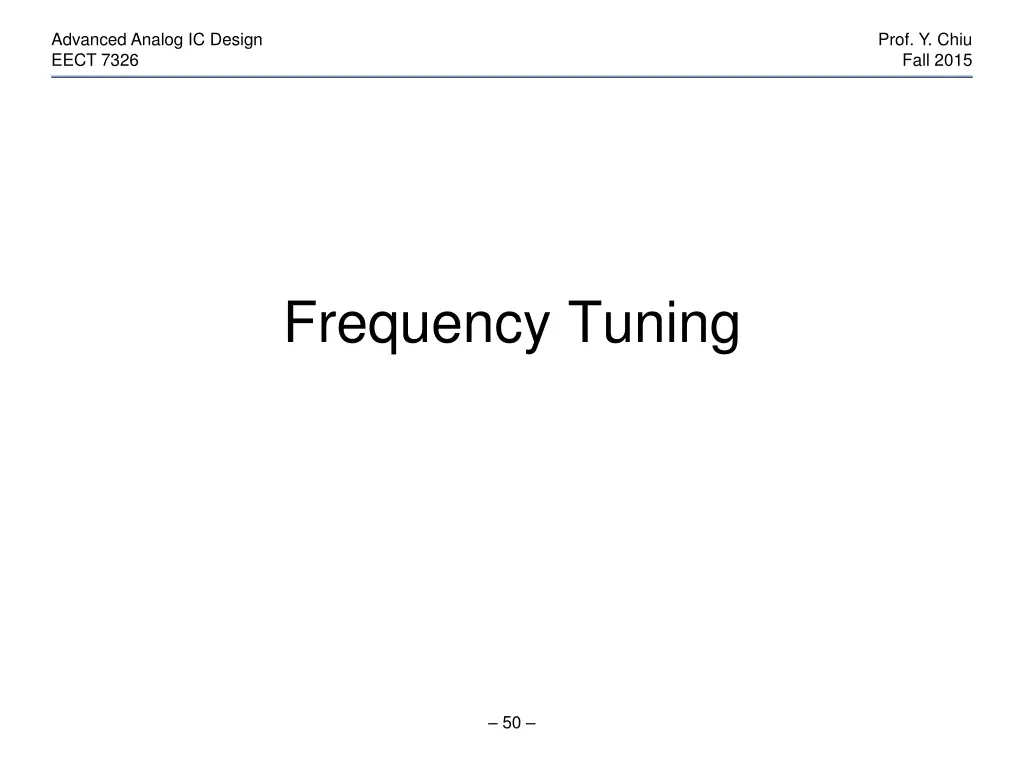 advanced analog ic design eect 7326 49