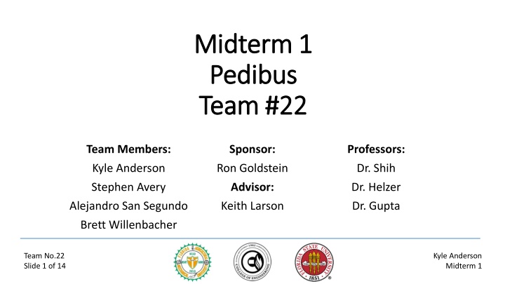 midterm 1 midterm 1 pedibus pedibus team 22 team