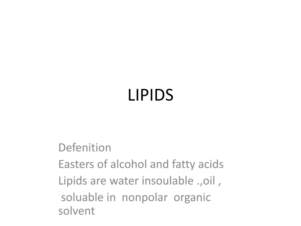 lipids