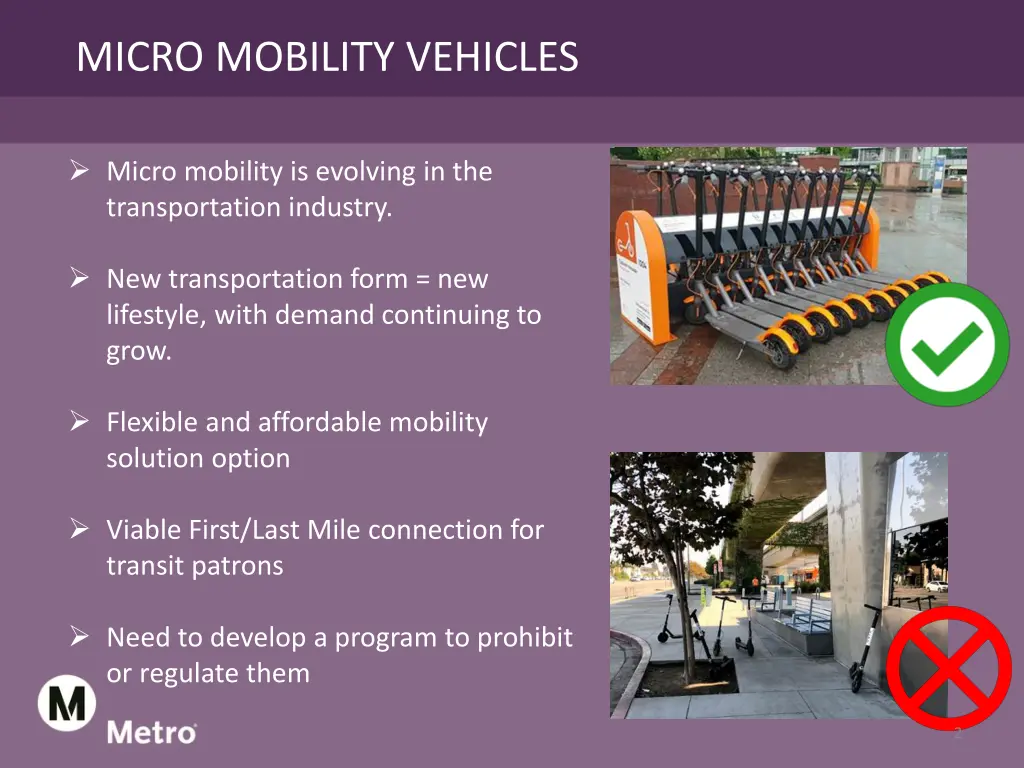 micro mobility vehicles