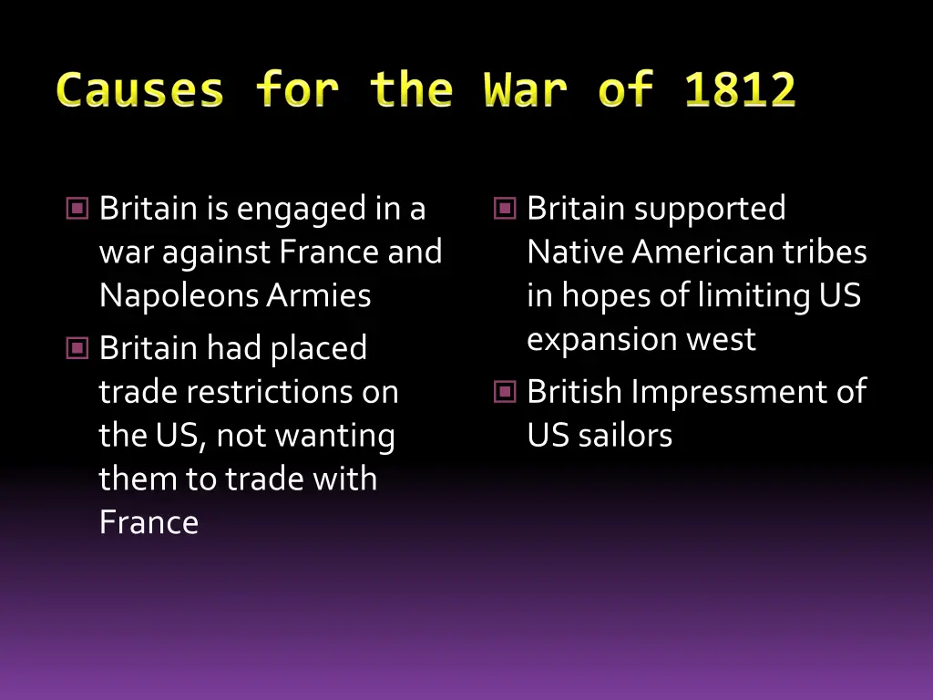 britain is engaged in a war against france