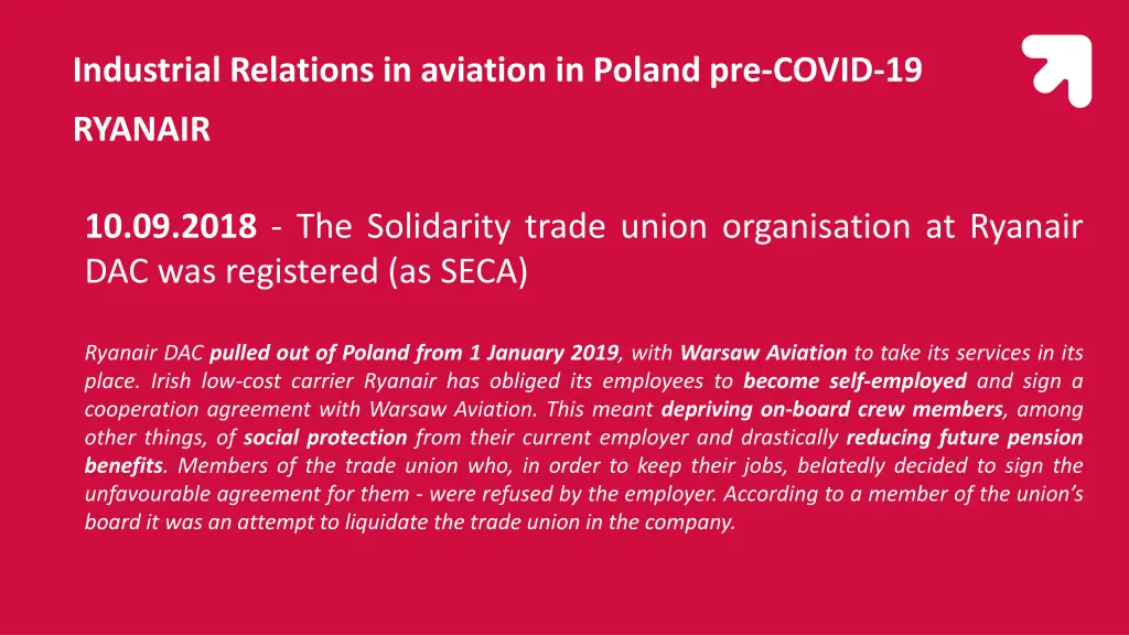 industrial relations in aviation in poland 12