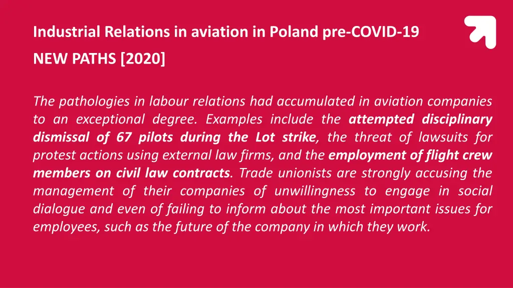 industrial relations in aviation in poland 15