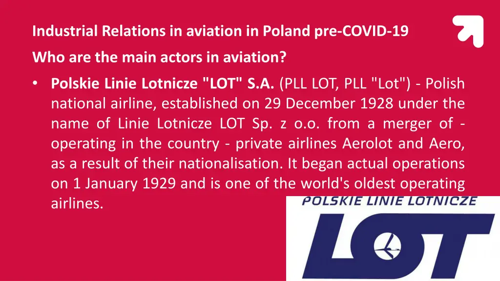 industrial relations in aviation in poland