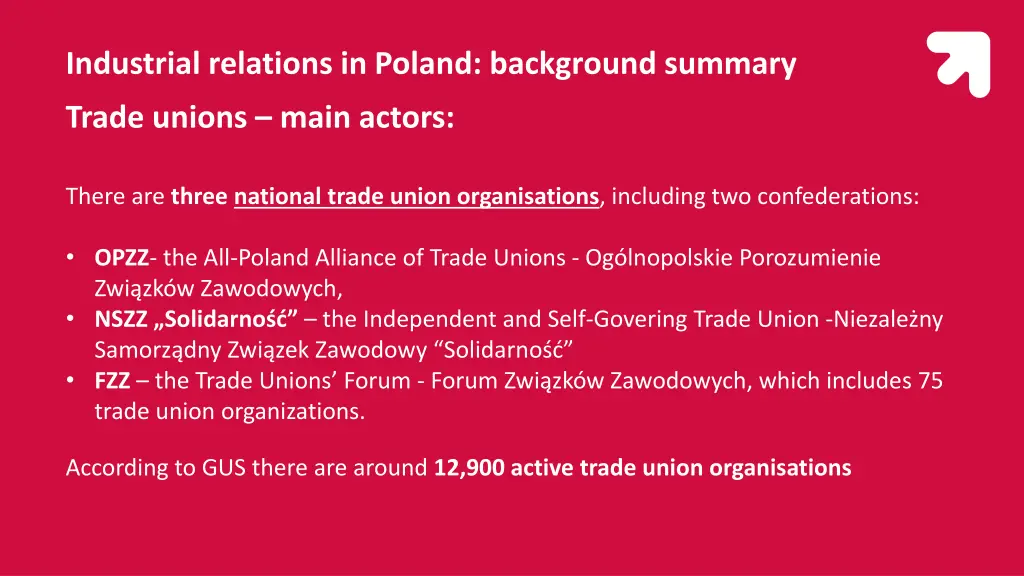 industrial relations in poland background summary 2