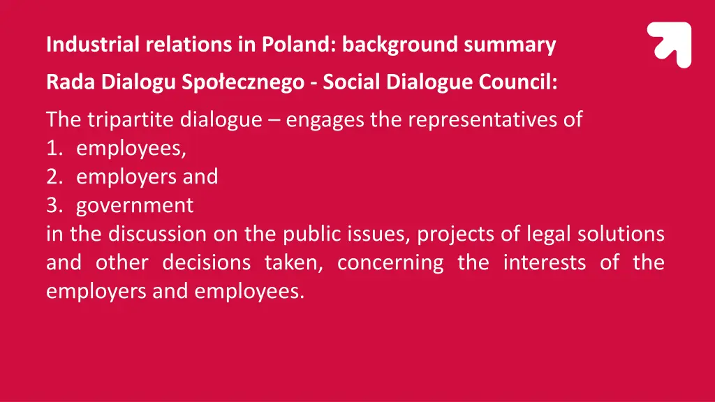 industrial relations in poland background summary 9