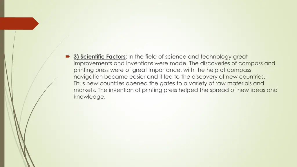 3 scientific factors in the field of science