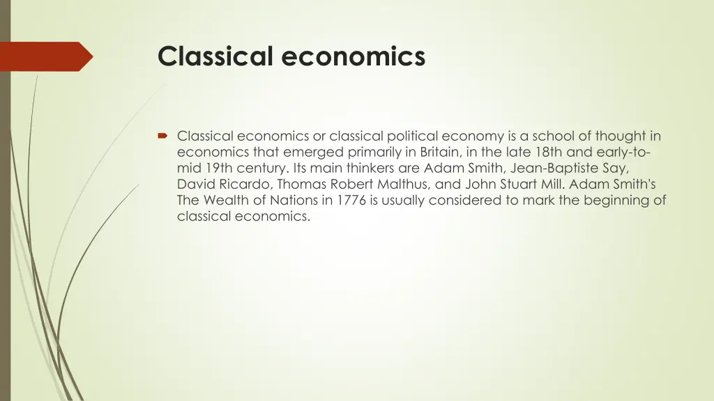 classical economics