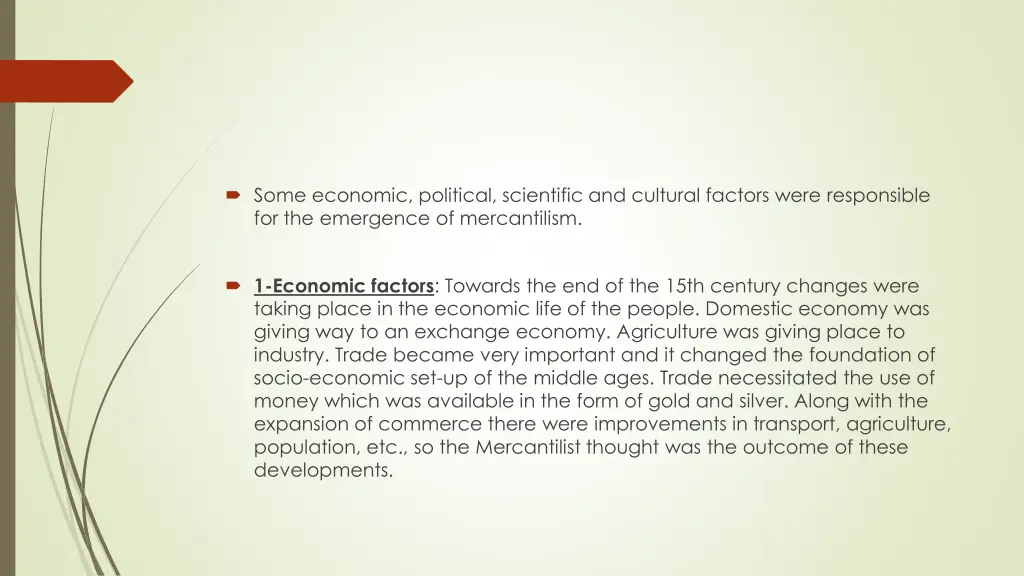 some economic political scientific and cultural