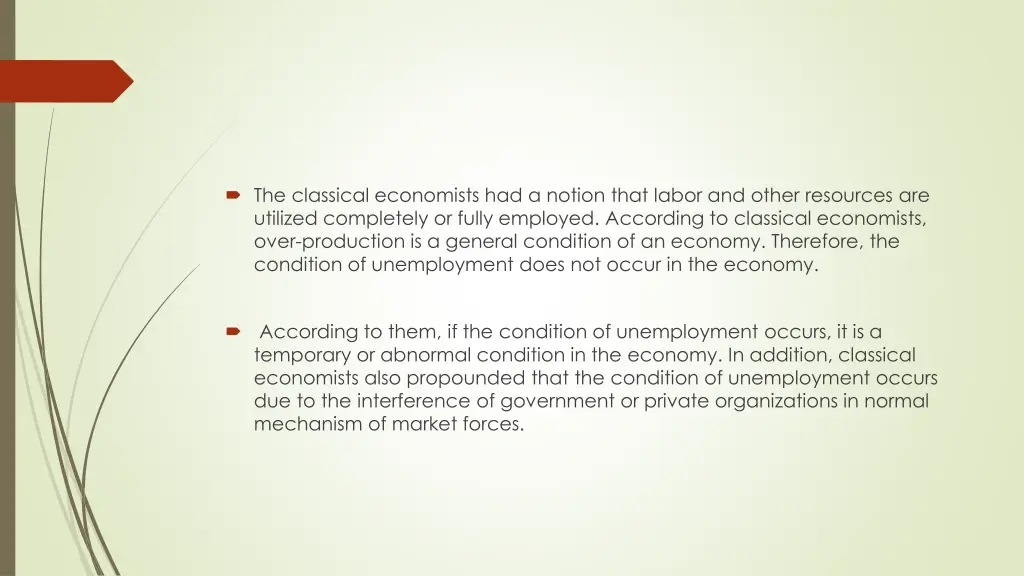 the classical economists had a notion that labor