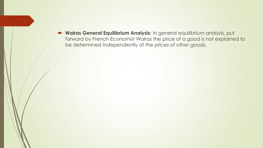 walras general equilibrium analysis in general