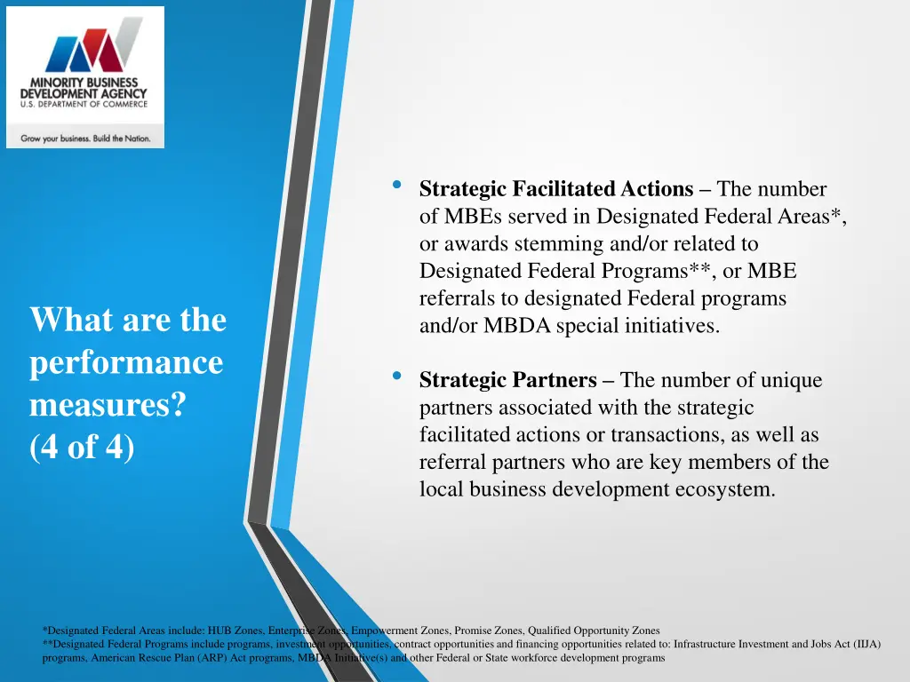 strategic facilitated actions the number of mbes