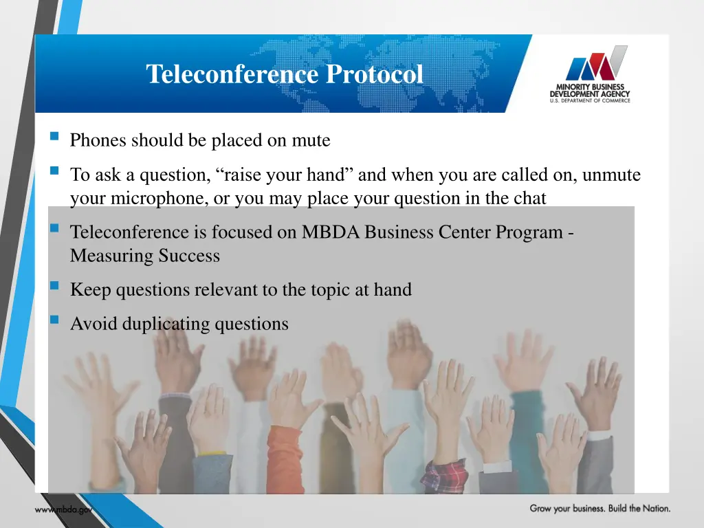 teleconference protocol