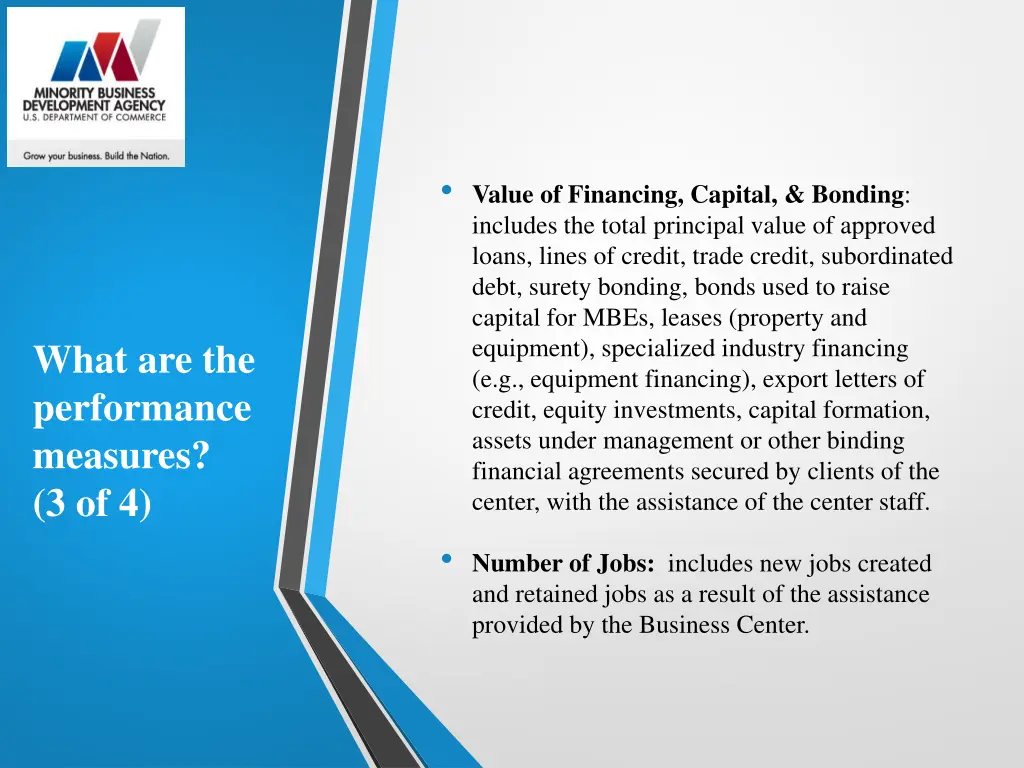 value of financing capital bonding includes