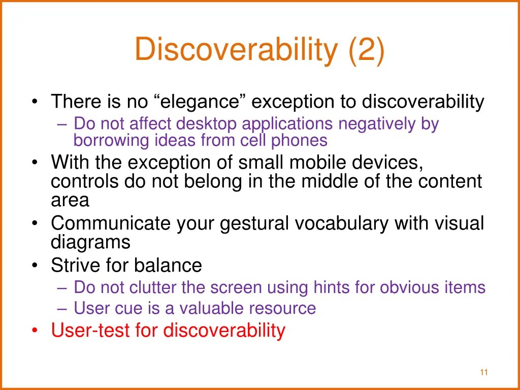 discoverability 2